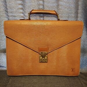Louis Vuitton Serviette Ambassadeur Epi Leather Briefcase